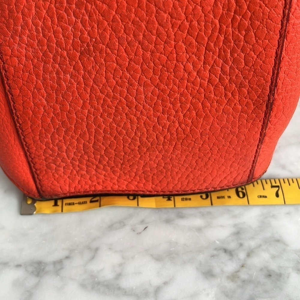 EUC Kate Spade New York Southport Ave Flame Pebble Leather Stevie Handbag - Picture 14 of 14